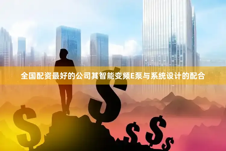 全国配资最好的公司其智能变频E泵与系统设计的配合